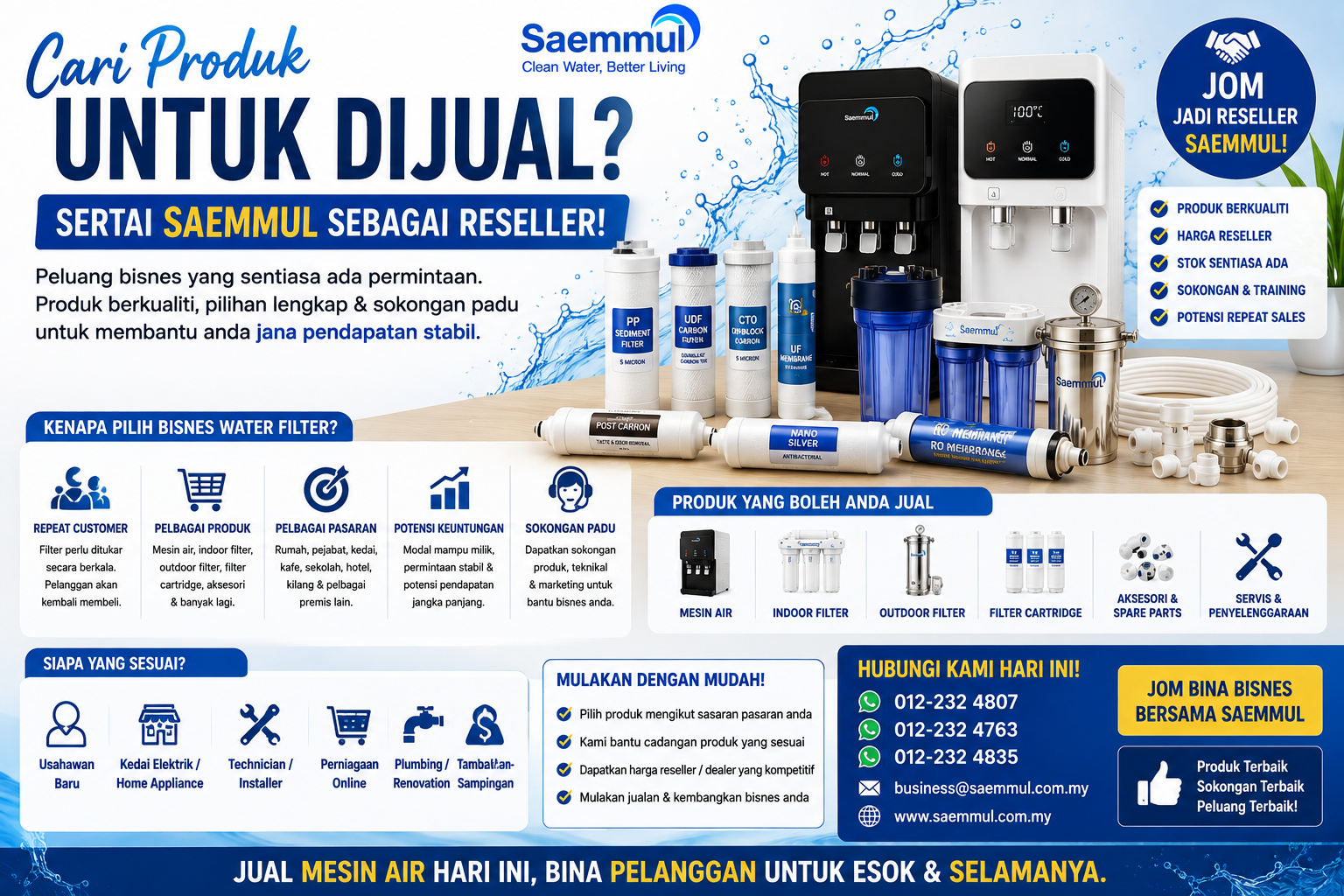 Cari Produk Untuk Dijual? Sertai SAEMMUL Sebagai Reseller