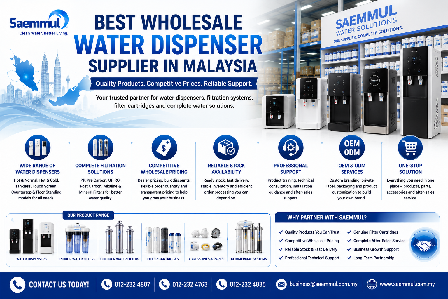 Best Wholesale Water Dispenser Supplier in Malaysia