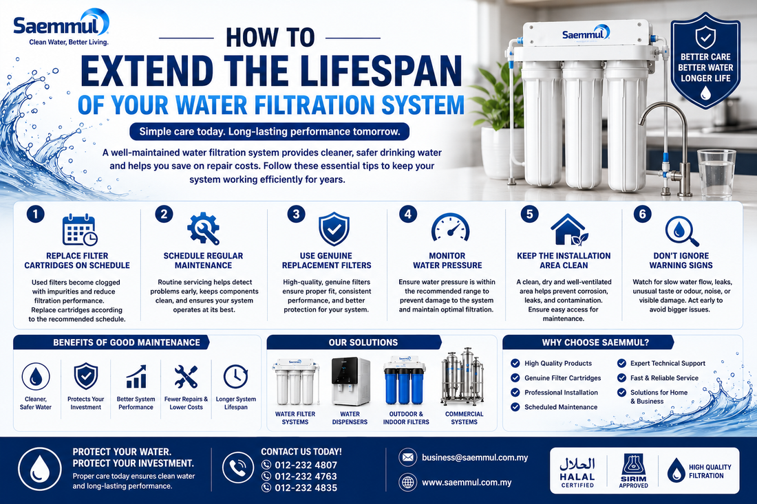 How to Extend the Lifespan of Your Water Filtration System