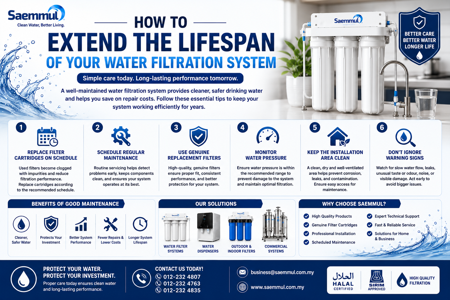 How to Extend the Lifespan of Your Water Filtration System