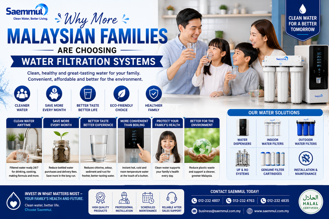 Why More Malaysian Families Are Choosing Water Filtration Systems