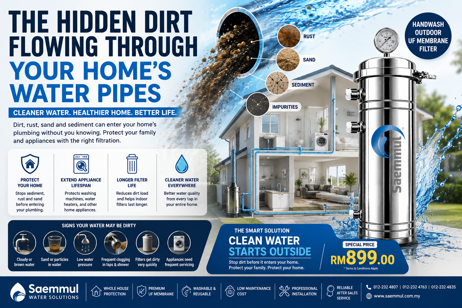 Hidden Dirt Flowing Through Your Home's Water Pipes