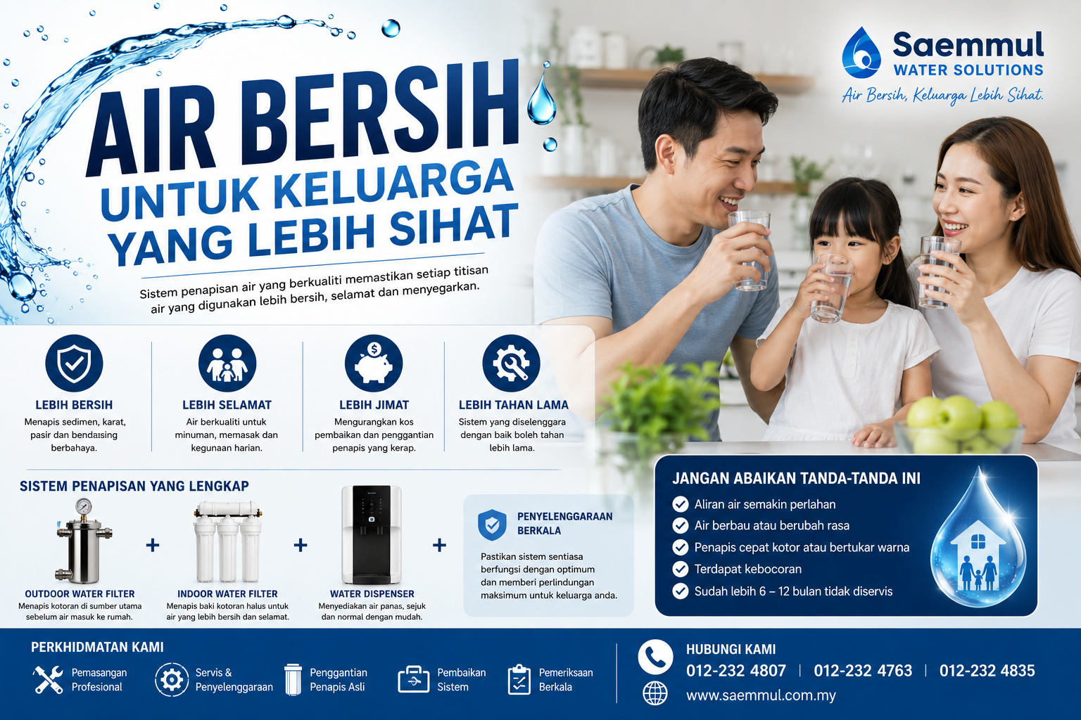 Air Bersih Untuk Keluarga Yang Lebih Sihat