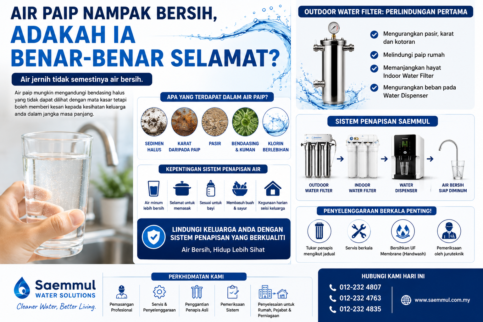 Air Nampak  Bersih, Adakah Ia Benar-Benar Selamat?