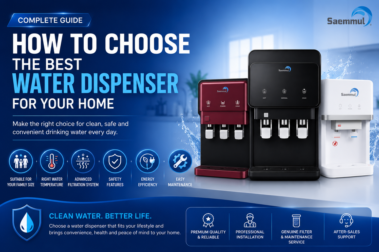 How to Choose the Best Water Dispenser for Your Home?