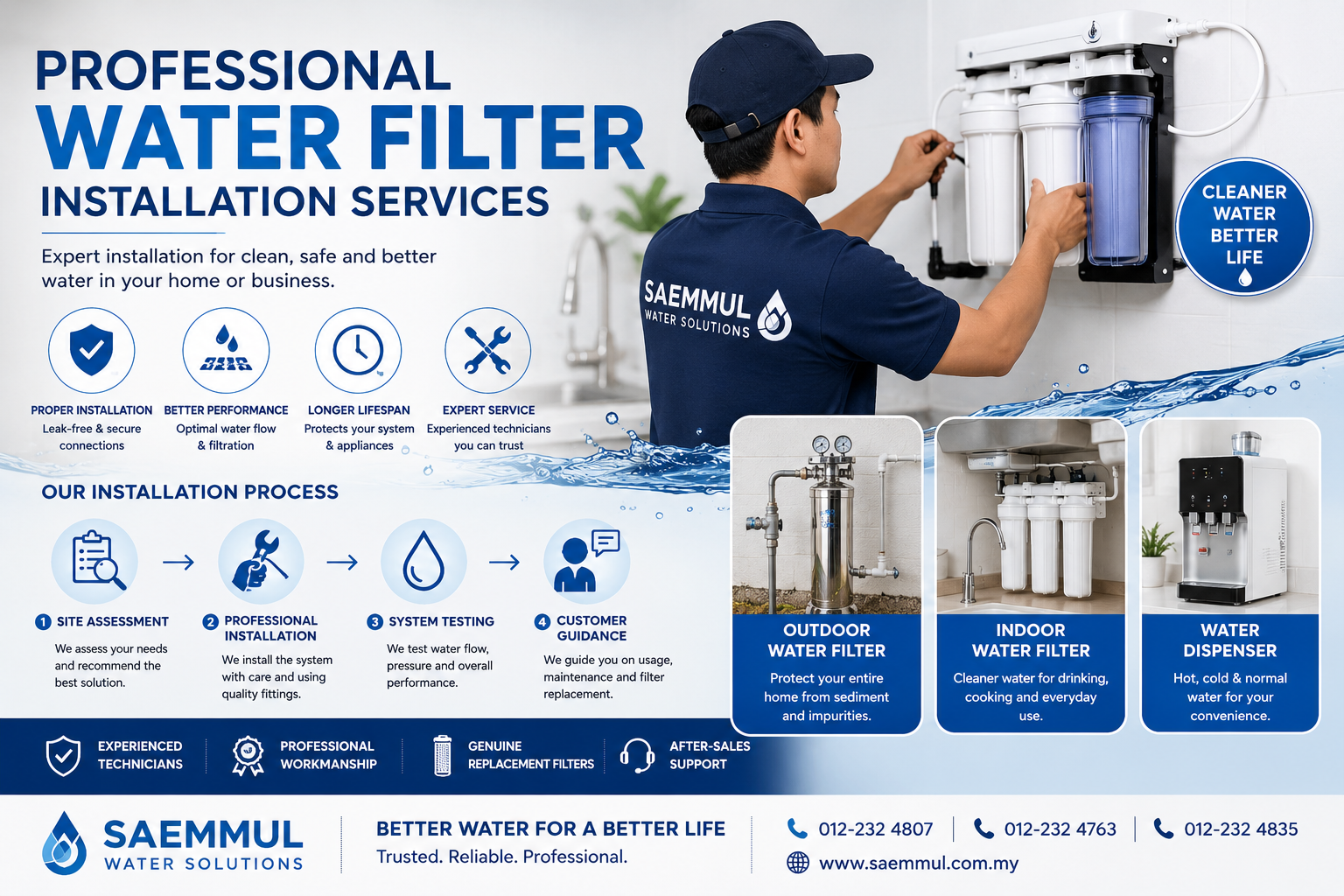 Professional Water Filter Installation Services