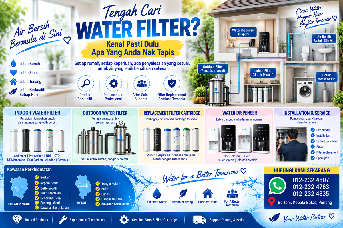 Tengah Cari Water Filter? PENANG