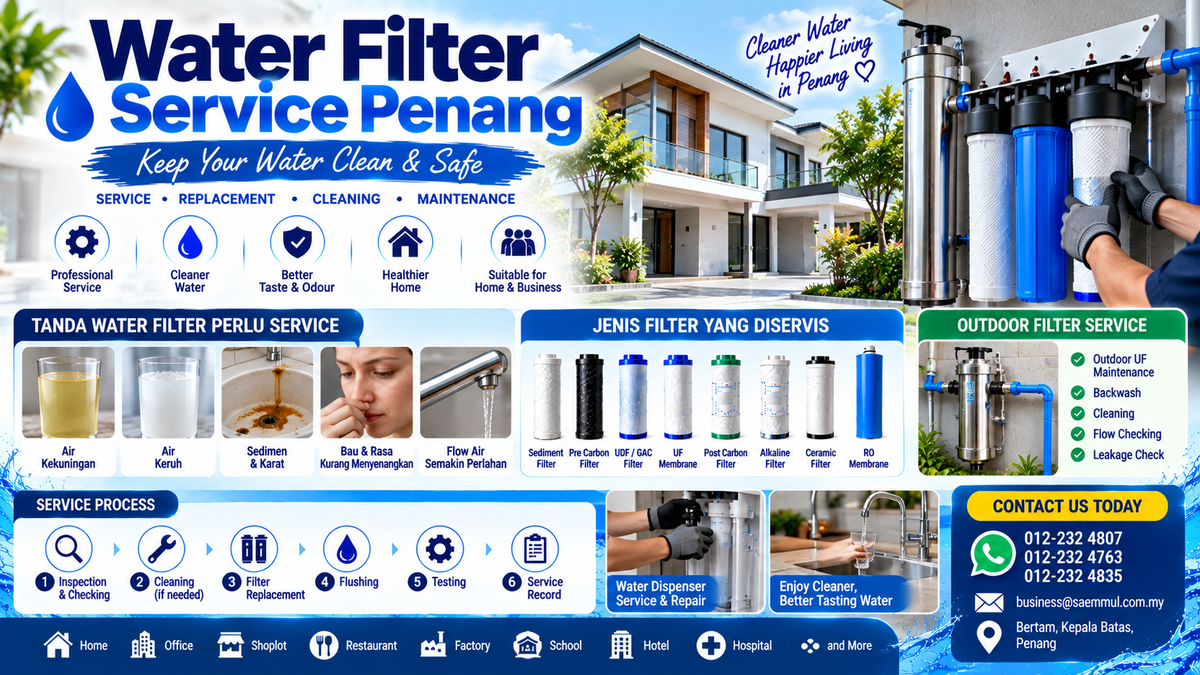 Water Filter Service Penang 