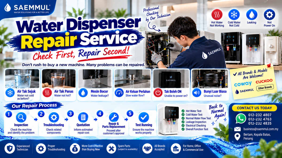 Mesin Penapis Air Rosak?