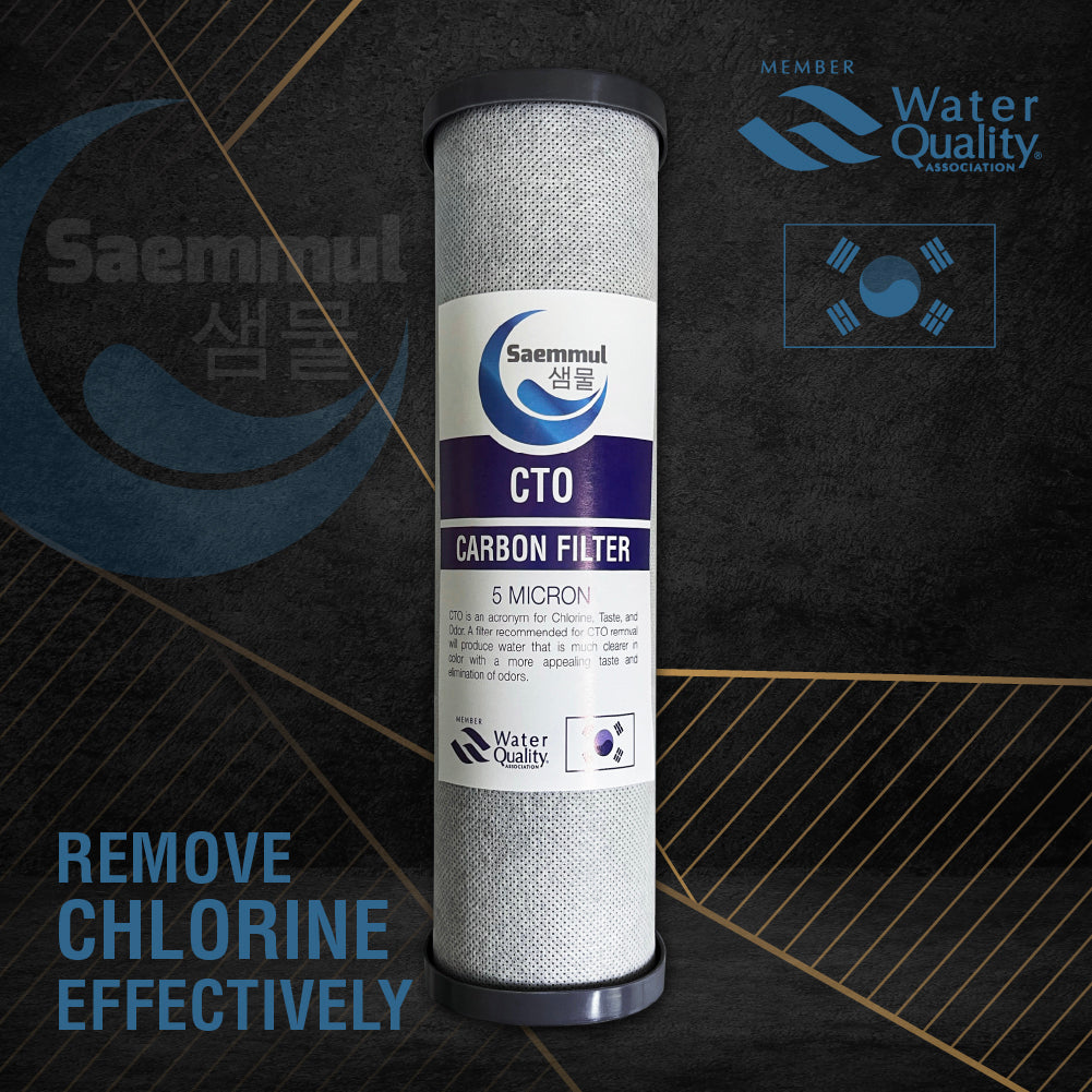 SAEMMUL 10" Carbon Block CTO Filter Replacement For Filter Water Purifier