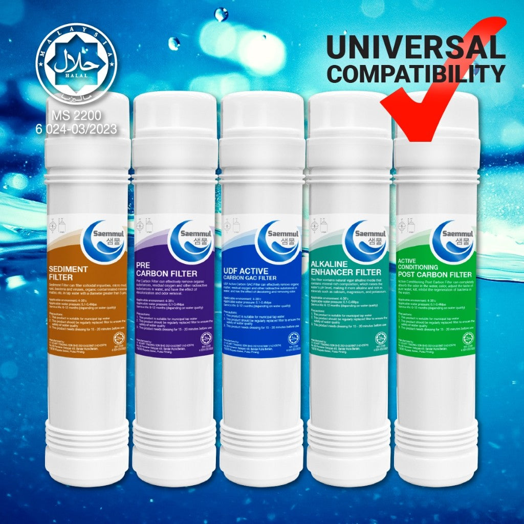 10 inches Halal Korean 5STAGE Water Filter / Dispenser Cartridge