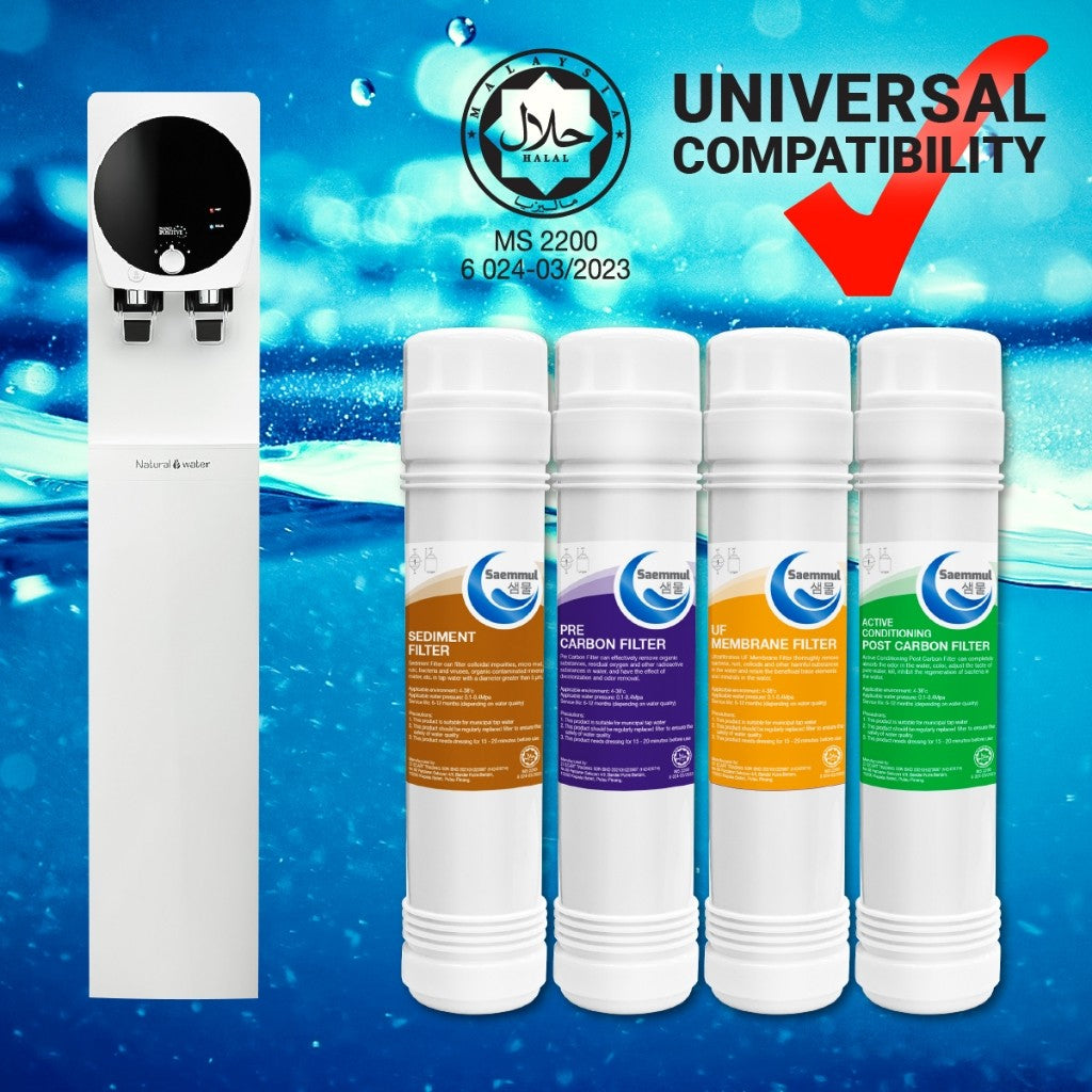 SAEMMUL (4pcs) Jakim Halal Cuckoo King Stand Water Filter (UF MEMBRANE SET)