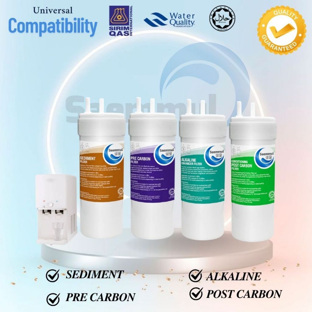 Sistem Penapis Air Dispenser Minuman Mineral HOT & NORMAL Reka Bentuk Korea
