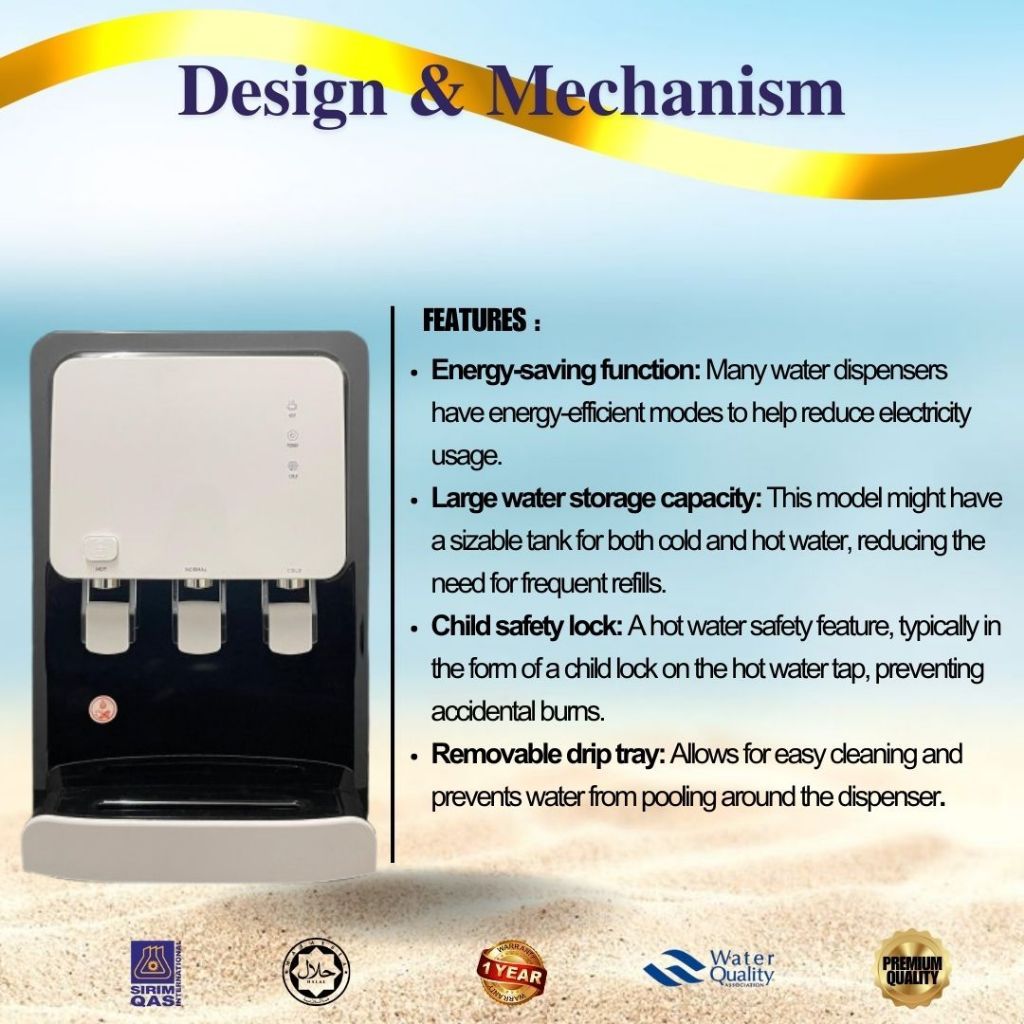 Hot & Cold & Normal Korea Water Dispenser