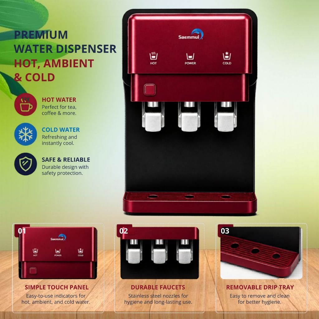 Saemmul Hot & Cold & Warm Korean Water Dispenser