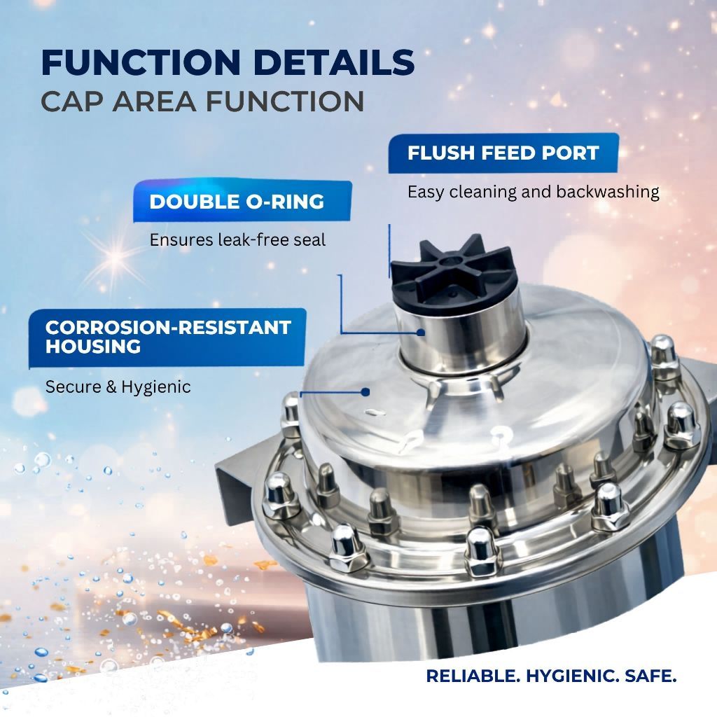 Saemmul 8000L/H  Ultra Filtration UF Membrane Water Filter SUS304 Stainless Steel