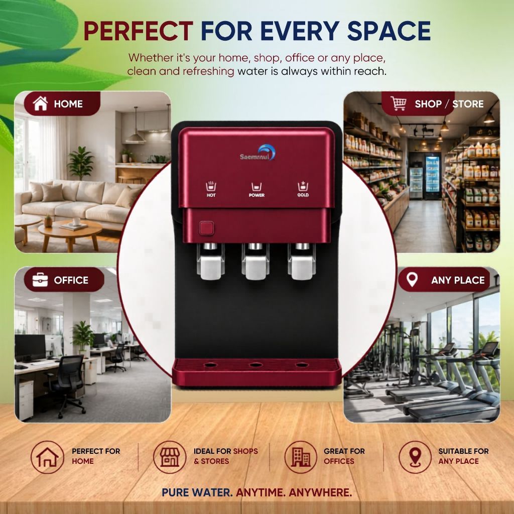 Saemmul Hot & Cold & Warm Korean Water Dispenser