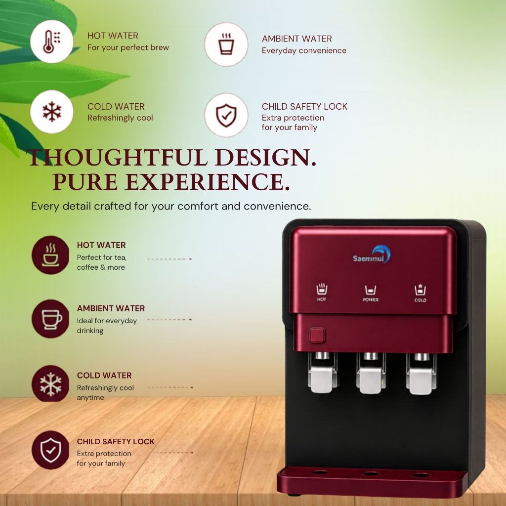 Saemmul Hot & Cold & Warm Korean Water Dispenser