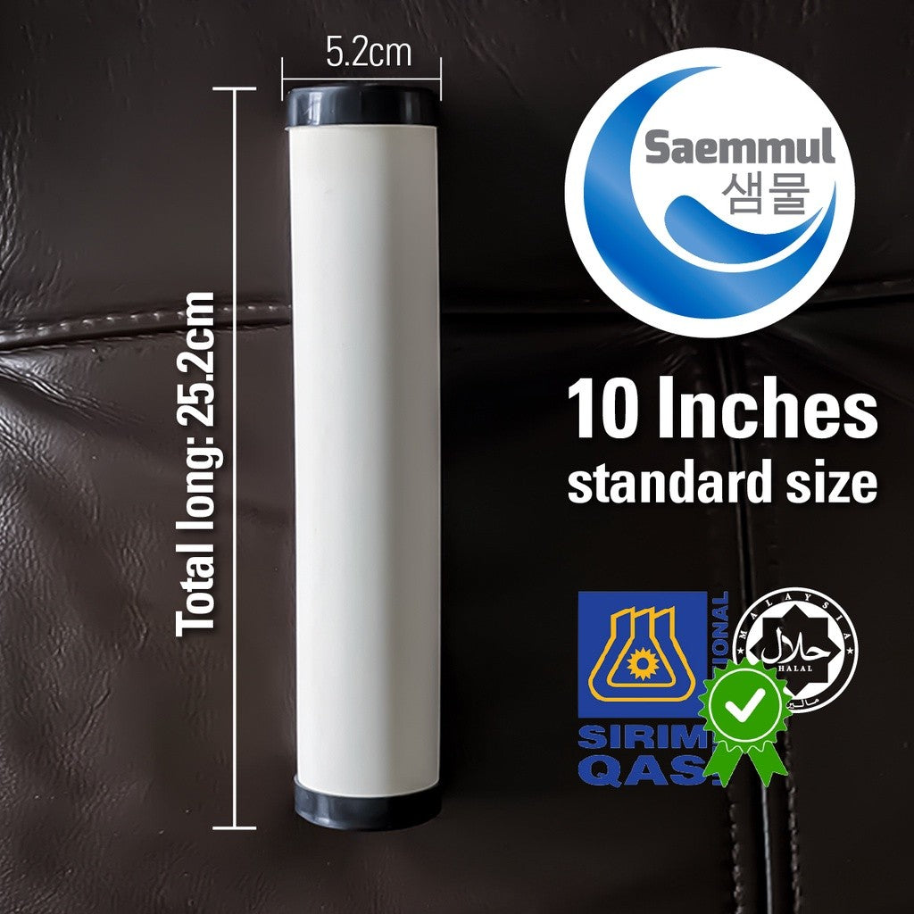 (MALAYSIA JAKIM CERTIIFIED) SAEMMUL OBE 10" BRITISH STANDARD CERAMIC WATER FILTER CARTRIDGE