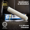 Washable Ceramic Filter Cartridge Short Mount, Ceramic Compatible 10" Ceramic Water Filter Short Mount
