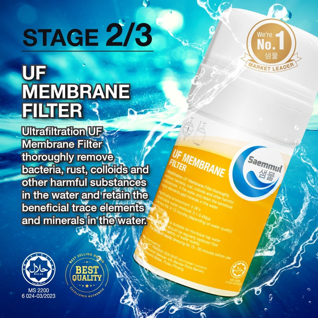 SAEMMUL 4”U TYPE WATER FILTER COMPATIBLE FOR CUCKOO SK MAGIC HYPER RAPI RICH (HALAL CERTIFIED FILTER)