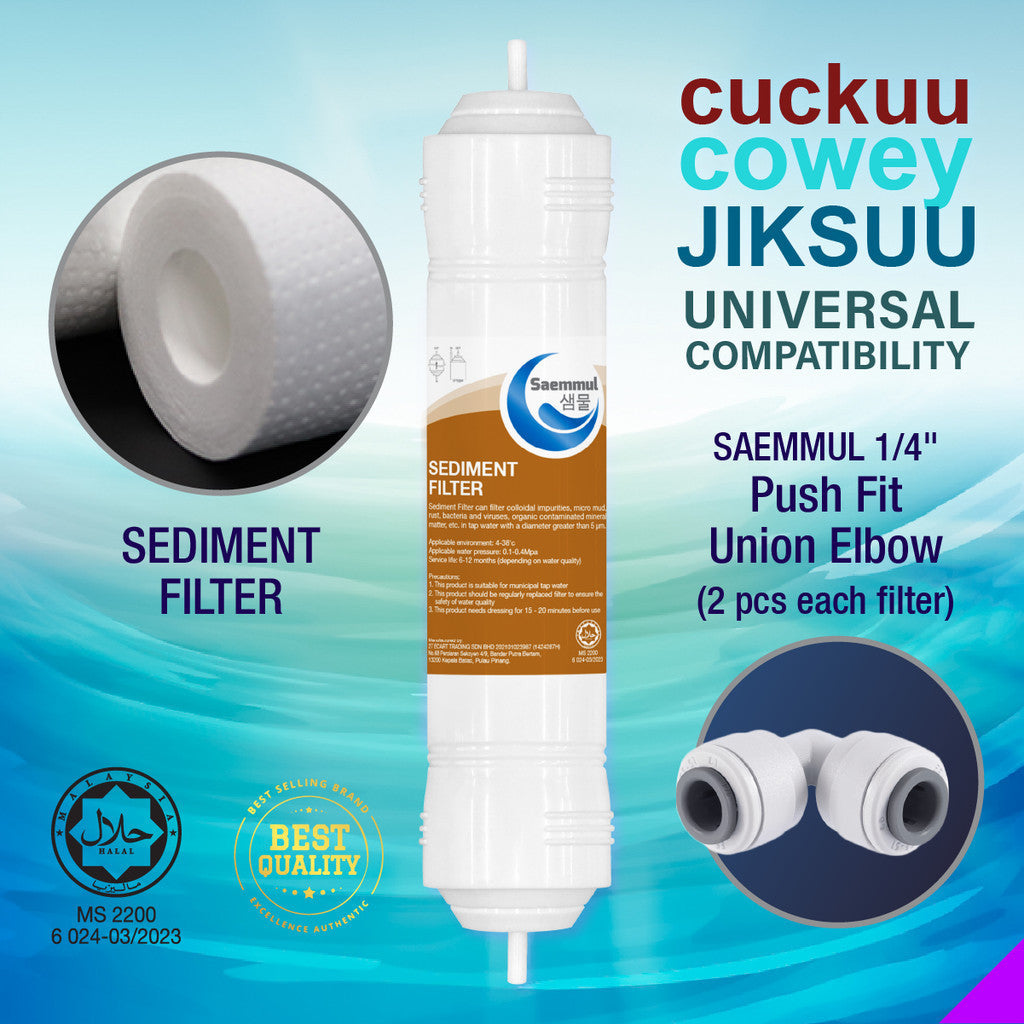 KOREA SAEMMUL 10” I TYPE SUPER MINERAL UNIVERSAL WATER FILTER CARTRIDGE