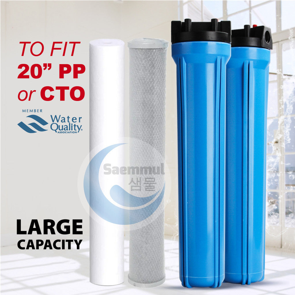 20" Housing Water Filter/Restaurant Filter/Pre Filter-Blue+PP+Opener ( 1 SET )