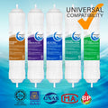 Enhanced Water Filter SAEMMUL 11" Alkaline Set Certified Halal Universal Compatibility for Most Water Dispenser
