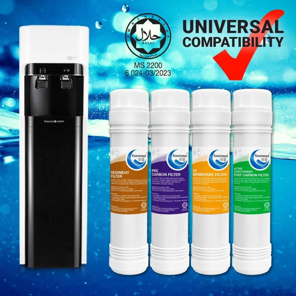 SET PENAPIS AIR SAEMMUL 10”U UF 4 PERINGKAT HALAL SESUAI UNTUK CUCKOO DELUXE