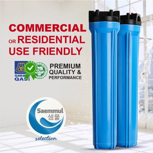 20" Housing Water Filter/Restaurant Filter/Pre Filter-Blue+PP+Opener ( 1 SET )