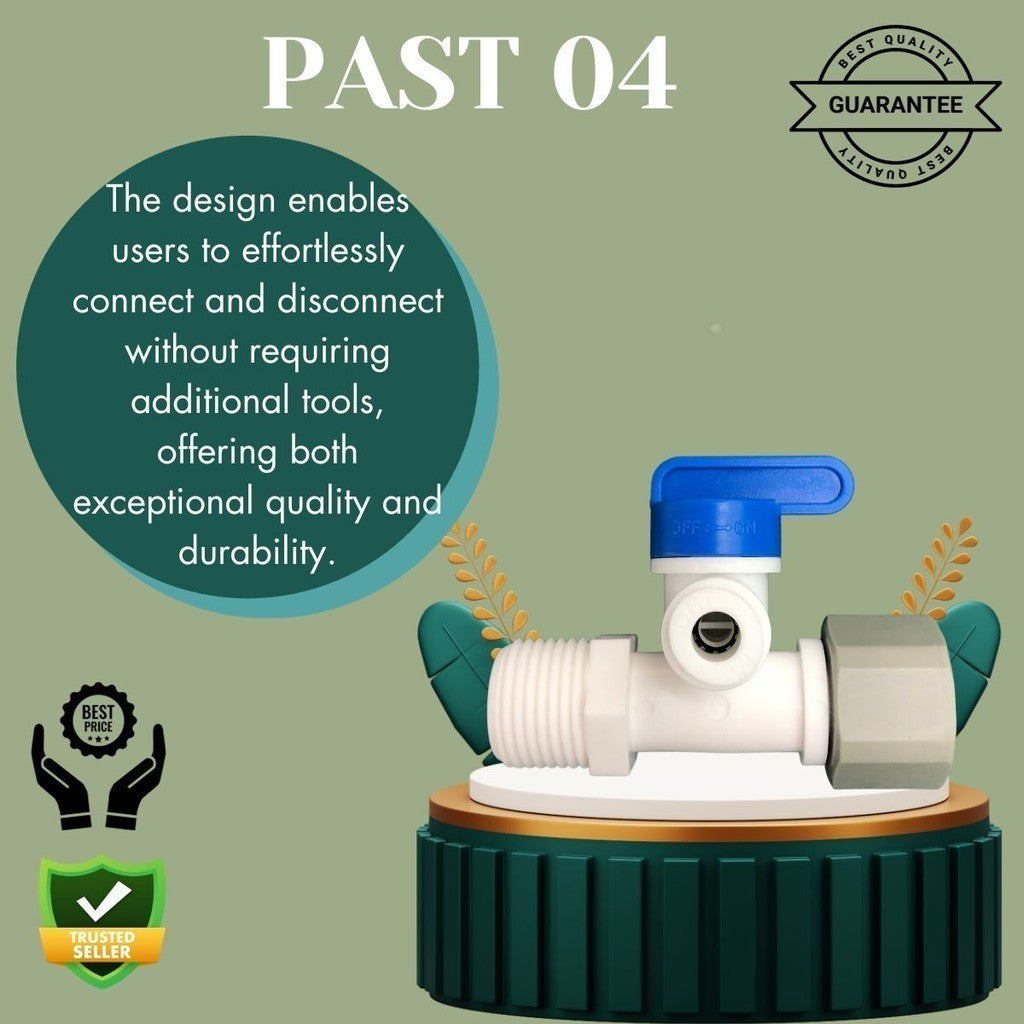 Plastic Quick Connector Fitting for Water Filter Parts: Essential Water Purifier Component