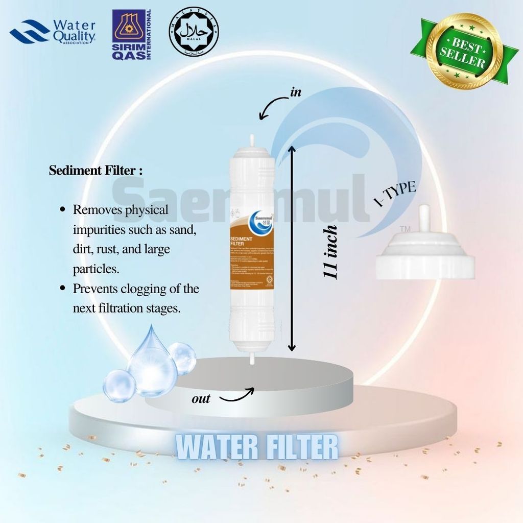 KOREA SAEMMUL 10” I TYPE SUPER MINERAL UNIVERSAL WATER FILTER CARTRIDGE