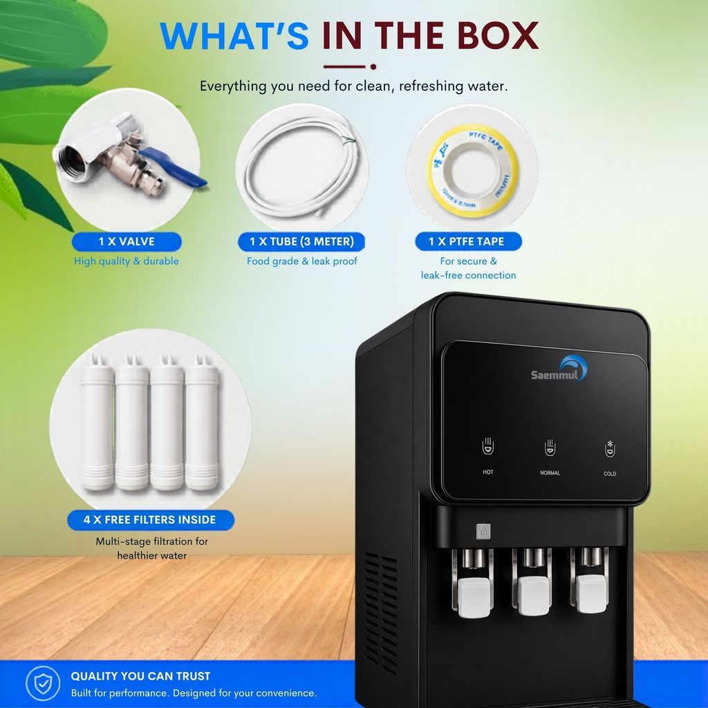 DISPENSER AIR SAEMMUL COMPRESSOR COOLING PANAS / SEJUK / NORMAL PIPELINE KOREA HALAL
